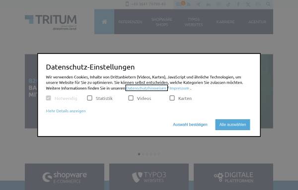 Vorschau von www.tritum.de, Tritum GmbH
