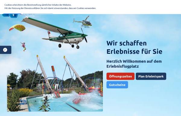 Vorschau von www.flusi.ch, Flugplatz u. Freizeit-Spielplatz Sitterdorf