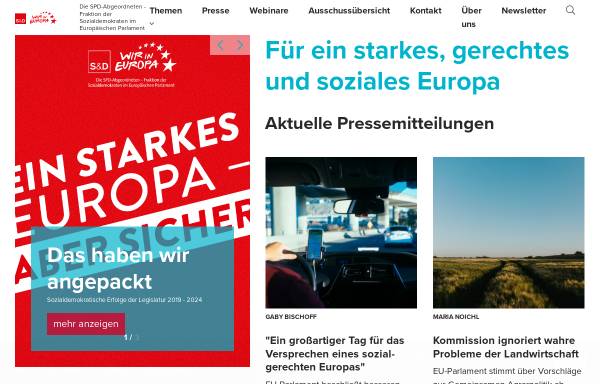 Vorschau von www.spd-europa.de, SPD-Abgeordnete im Europäischen Parlament