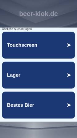 Vorschau der mobilen Webseite www.beer-kiok.de, Beer-Kiok, Sabine