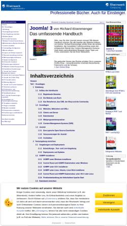 Vorschau der mobilen Webseite openbook.galileocomputing.de, Handbuch für Einsteiger
