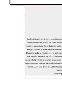Vorschau der mobilen Webseite www.pnforum.de, pnForum
