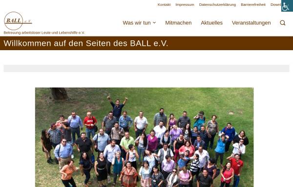 Vorschau von www.ball-ev-berlin.de, Ball e.V.