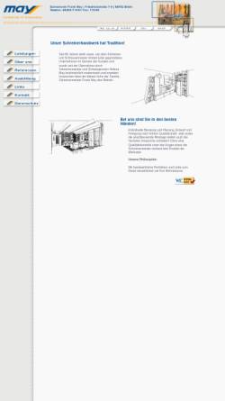 Vorschau der mobilen Webseite may-innenausbau.de, Innenausbau May