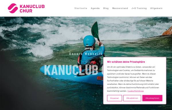 Vorschau von kanu-club-chur.ch, Kanu Club Chur