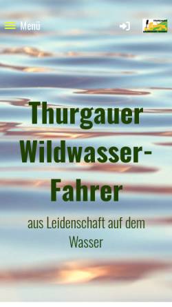 Vorschau der mobilen Webseite www.twf.ch, Thurgauer Wildwasserfahrer (TWF)
