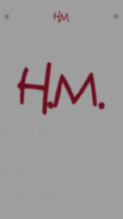 Vorschau der mobilen Webseite www.hm-haarmoden.de, H.M. Haar Moden GmbH