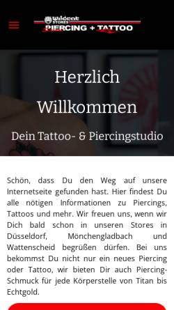 Vorschau der mobilen Webseite www.serious-piercing.de, Serious Piercing