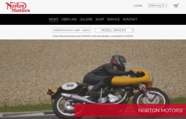 Vorschau von nortonmotors.de, Norton Motors GmbH