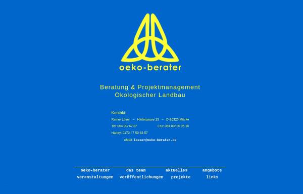 Vorschau von www.oeko-berater.de, Rainer Löser