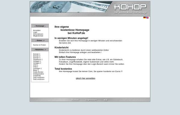Vorschau von www.kohop.de, KoHoP.de