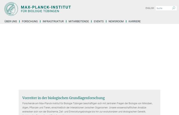 Vorschau von www.eb.tuebingen.mpg.de, Max-Planck-Institut für Entwicklungsbiologie