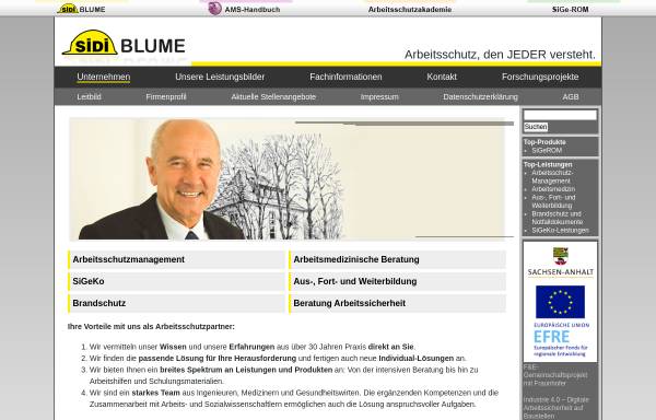 Vorschau von www.sidiblume.de, Sidi Blume