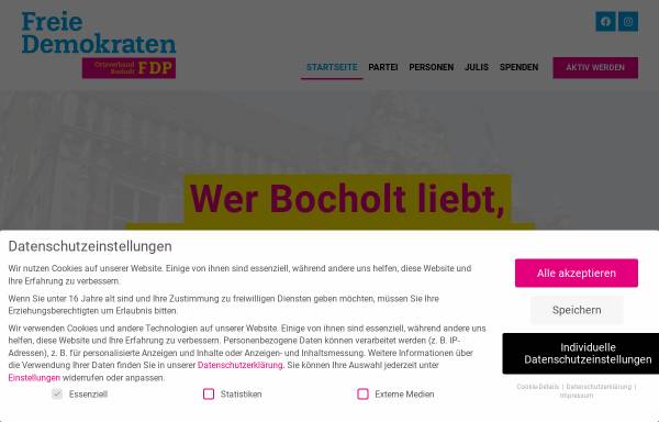 Vorschau von www.fdp-bocholt.de, FDP Bocholt