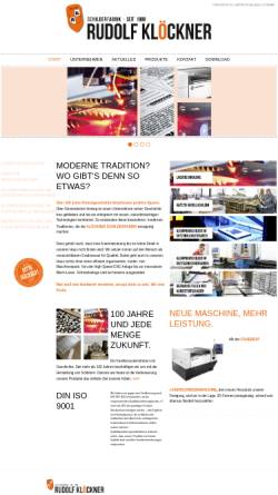 Vorschau der mobilen Webseite rudolf-kloeckner.de, Rudolf Klöckner Schilderfabrik