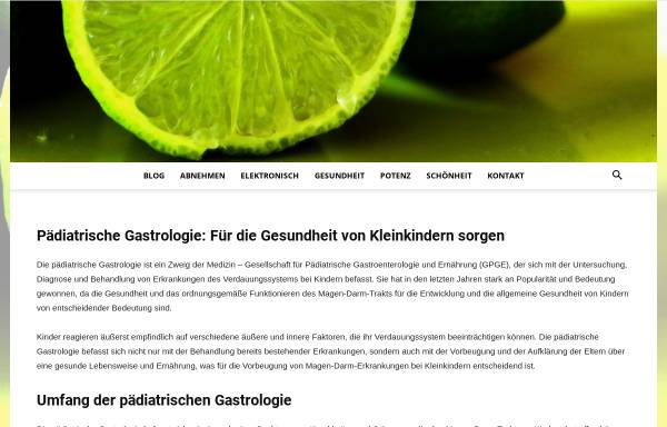 Vorschau von www.gpge.de, Gesellschaft für pädiatrische Gastroenterologie