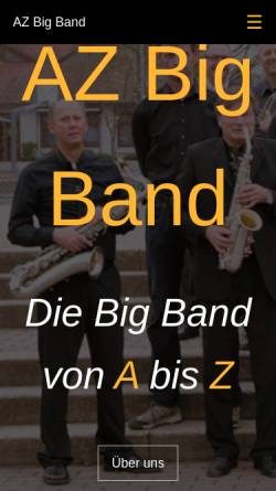 Vorschau der mobilen Webseite www.az-big-band.de, AZ-Bigband