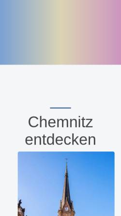 Vorschau der mobilen Webseite www.historisches-chemnitz.de, Historisches Chemnitz - ein Blick zurück