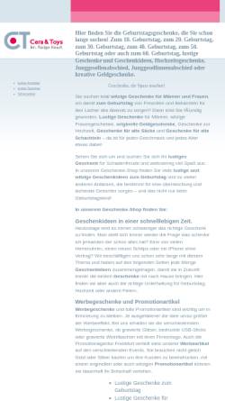 Vorschau der mobilen Webseite www.scherzgeschenke.de, Scherzgeschenke.de, Inh. Rüdiger Knauft