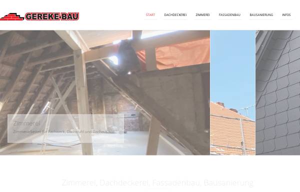 Vorschau von www.gereke-bau.de, Gereke-Bau - Ihr Baupartner für Sanierung und mehr in Magdeburg und Umgebung