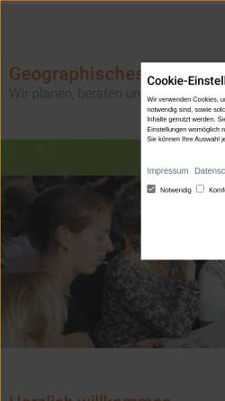 Vorschau der mobilen Webseite www.dorfplanerin.de, Geographisches Planungsbüro