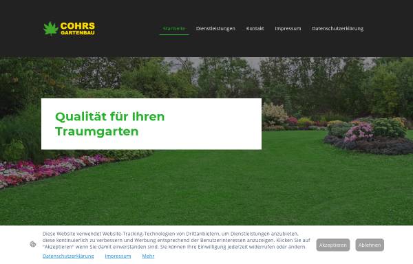 Vorschau von www.cohrs-gartenbau.de, Heiko Cohrs, Garten- und Landschaftsbau