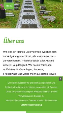 Vorschau der mobilen Webseite www.ehnert-gartenbau.de, Sven Ehnert Gartenbau