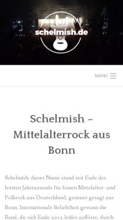 Vorschau der mobilen Webseite www.schelmish.de, Schelmish