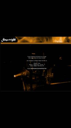 Vorschau der mobilen Webseite www.stagefright.de, Stagefright