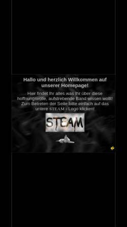 Vorschau der mobilen Webseite www.steam-rock.com, Steam