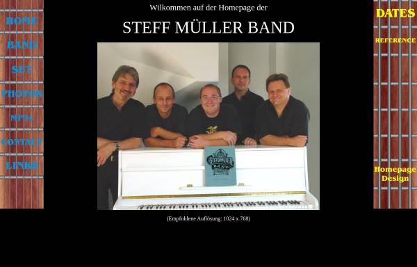Vorschau von www.steff-mueller-band.de, Steff Müller Band