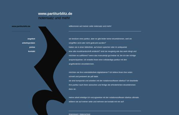 Vorschau von www.partiturblitz.de, Partiturblitz