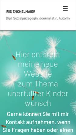 Vorschau der mobilen Webseite ungewolltkinderlos.de, Ungewolltkinderlos.de - Erfahrungsberichte von betroffenen Paaren