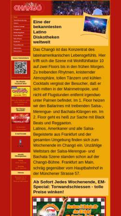 Vorschau der mobilen Webseite www.latinpalace-chango.de, Chango