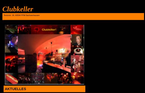 Vorschau von www.clubkeller.com, Clubkeller