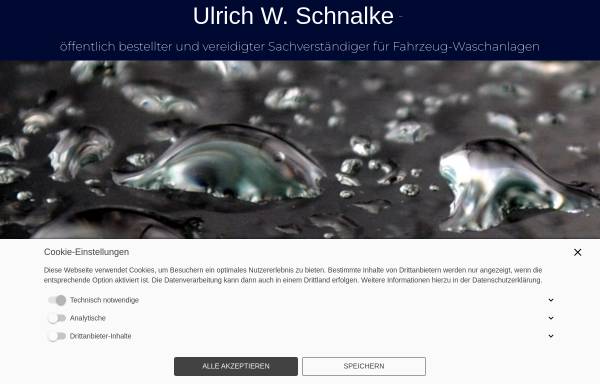 Vorschau von www.waschanlagen-gutachter.de, Sachverständigenbüro Ulrich W. Schnalke