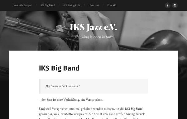 Vorschau von www.iksbigband.de, IKS Big Band