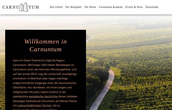 Vorschau von www.carnuntum.com, Carnuntum
