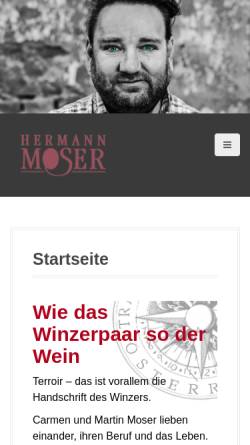Vorschau der mobilen Webseite www.moser-hermann.at, Moser, Hermann