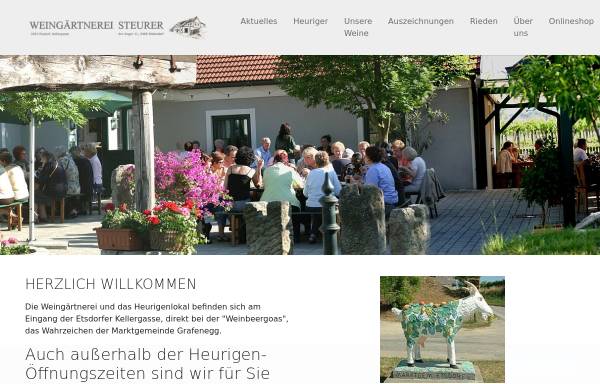 Vorschau von www.weingaertnerei-steurer.at, Weingärtnerei Steurer, Heuriger und Wein aus Etsdorf