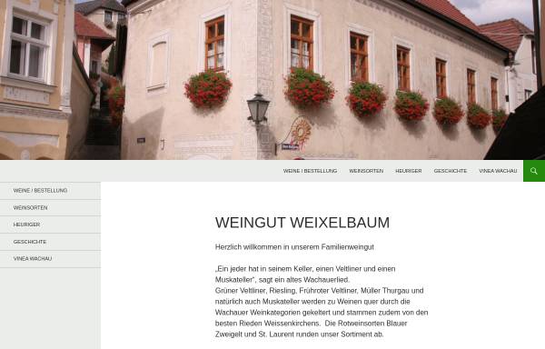 Vorschau von www.weixelbaum.at, Weixelbaum, Weissenkirchen, Wachau