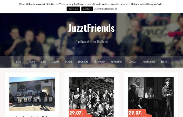 Vorschau von www.juzztfriends.de, Juzzt Friends