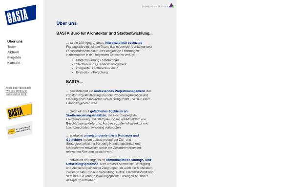 Vorschau von www.basta-do.de, BASTA Büro für Architektur und Stadtentwicklung