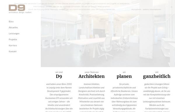 Vorschau von www.development-9.de, Development 9 GmbH