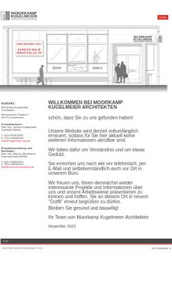 Vorschau der mobilen Webseite www.architekturbueromoorkamp.de, Moorkamp, Marcus