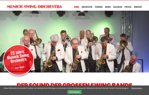 Vorschau von www.munich-swing-orchestra.de, Munich Swing Orchestra