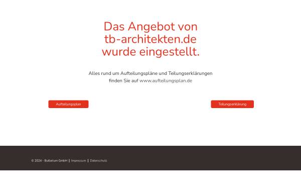 Vorschau von www.tb-architekten.de, Töpfer und Bertuleit