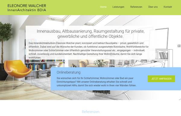 Vorschau von walcher-innenarchitektin.de, Walcher, Eleonore