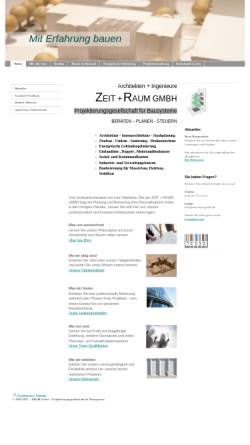 Vorschau der mobilen Webseite www.zeit-raum-gmbh.de, Zeit + Raum GmbH