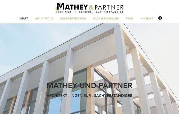 Vorschau von www.mathey.de, Architekt Alfred Mathey